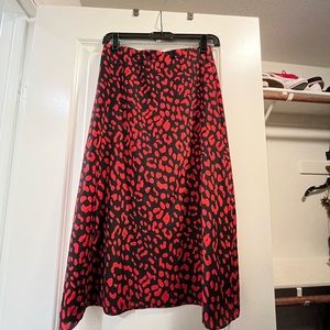 Alice and olivia midi skirt